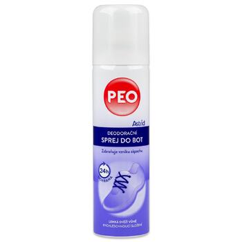 PEO Antibakteriálny dezodoračné sprej do topánok